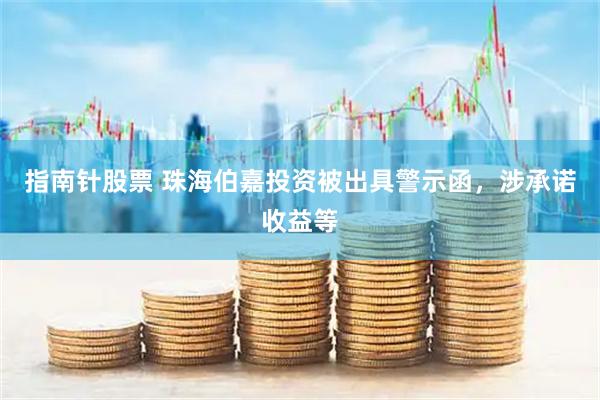 指南针股票 珠海伯嘉投资被出具警示函，涉承诺收益等